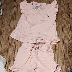Little Lass Pink Kids Matching Set